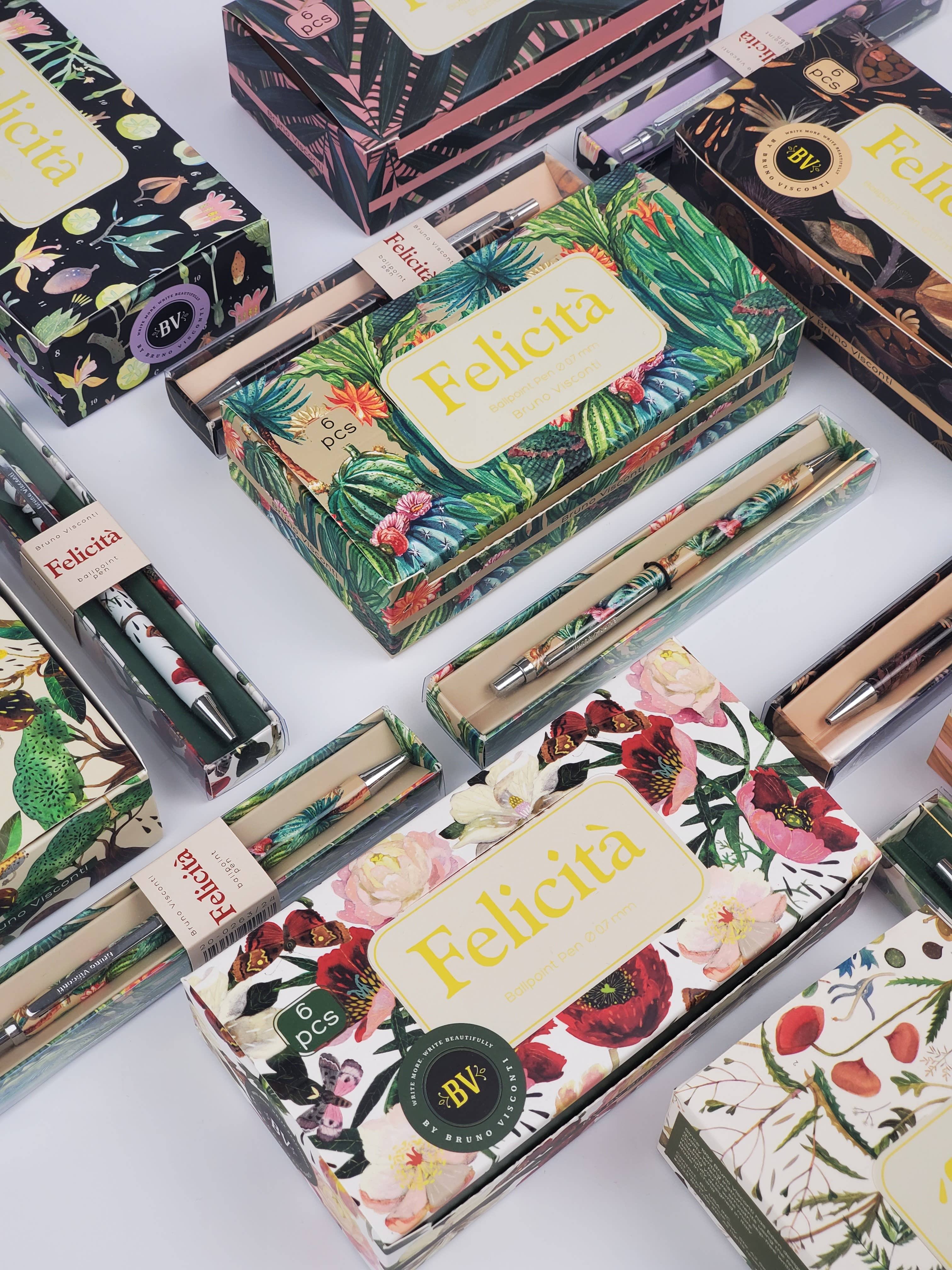 Felicita Night Flowers Ballpoint Pen