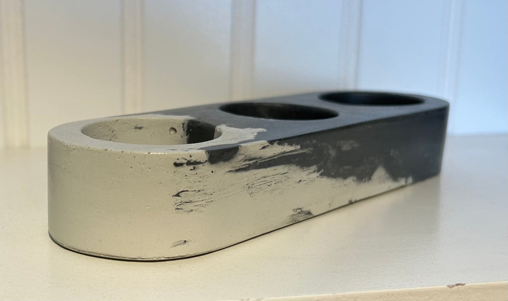 Concrete Trio Grey Tea Light-Grey : ONE
