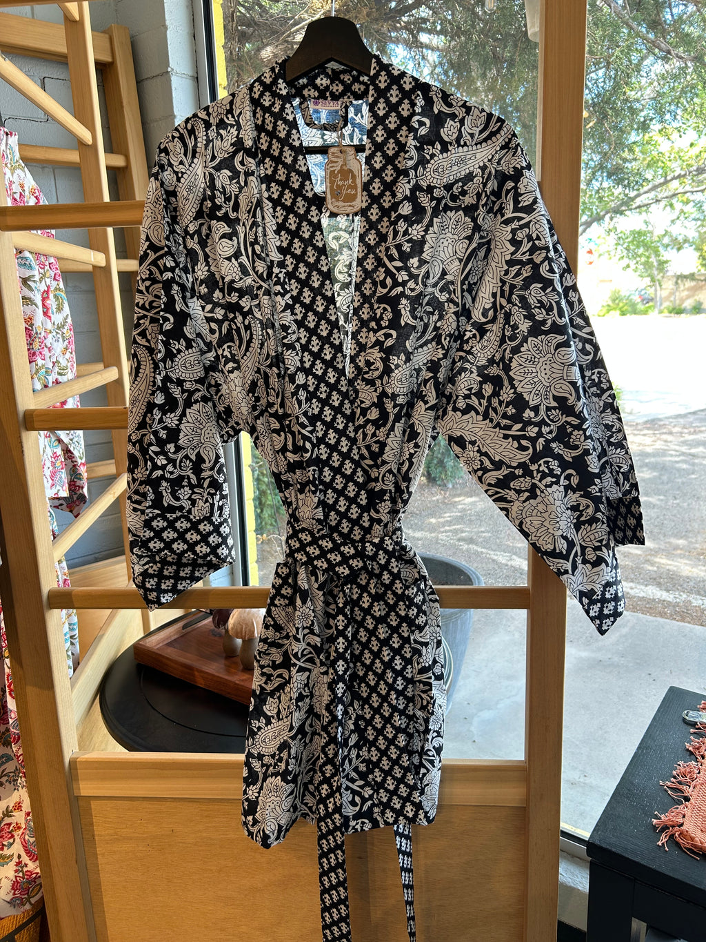 Short Cotton Kimono Robes