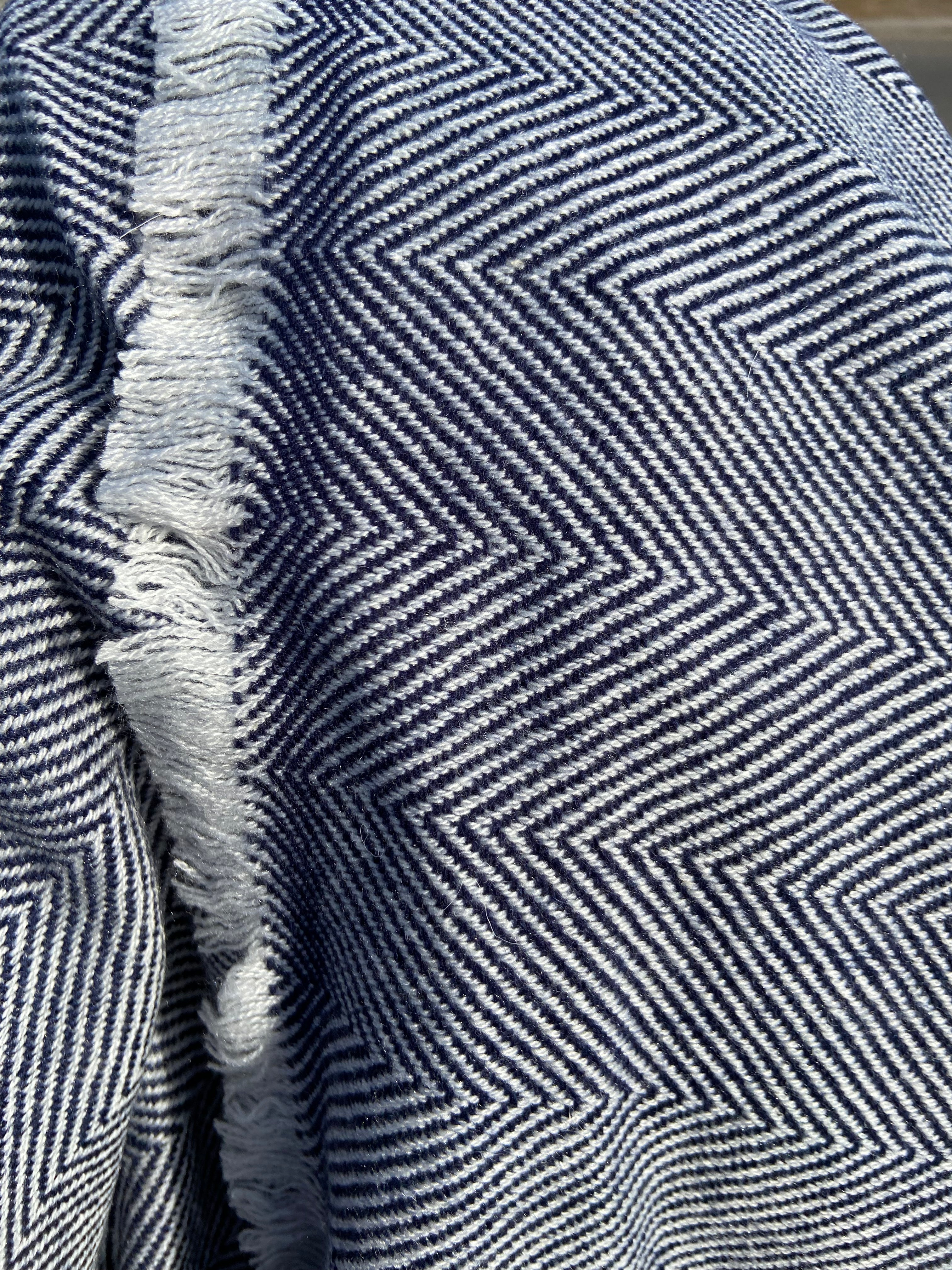 Cashmere Reversible Luxury Blanket Travel Throw 56X 90"