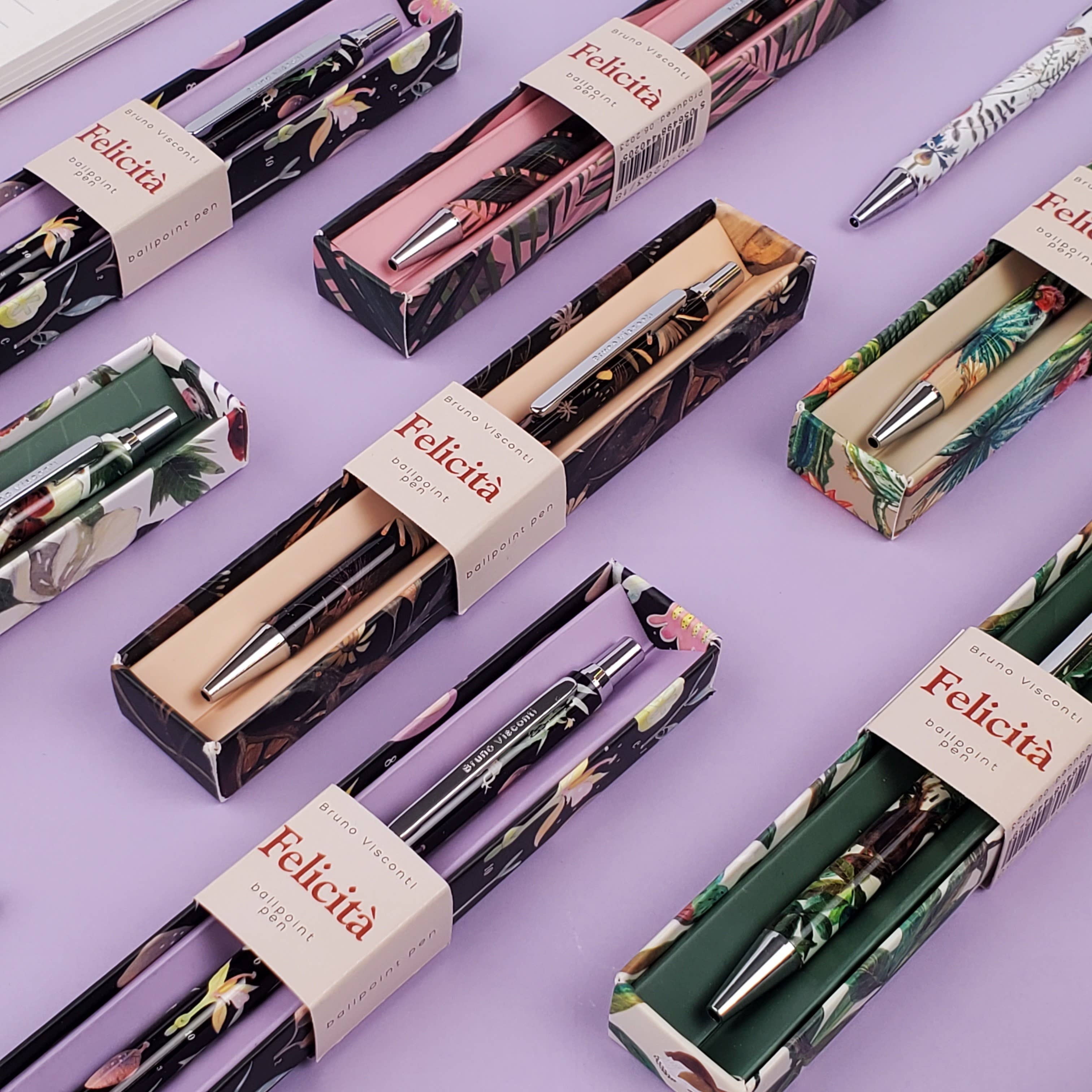 Felicita Night Flowers Ballpoint Pen