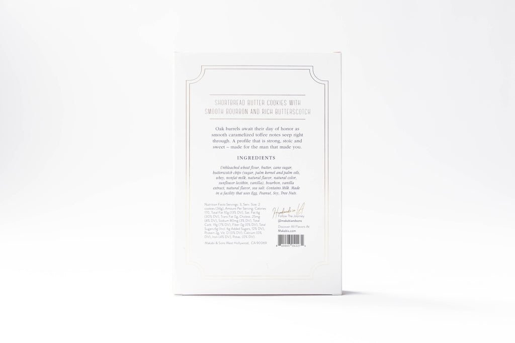 Back of a product packaging with text on a white background