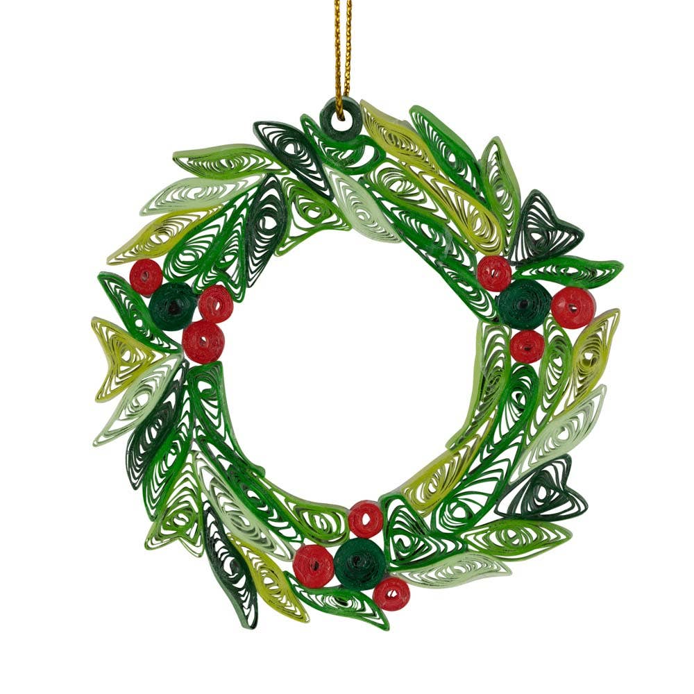 Quill Wreath Ornament