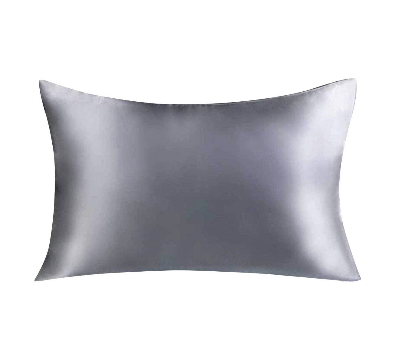 Silk Pillow Case: Silver Grey / Queen