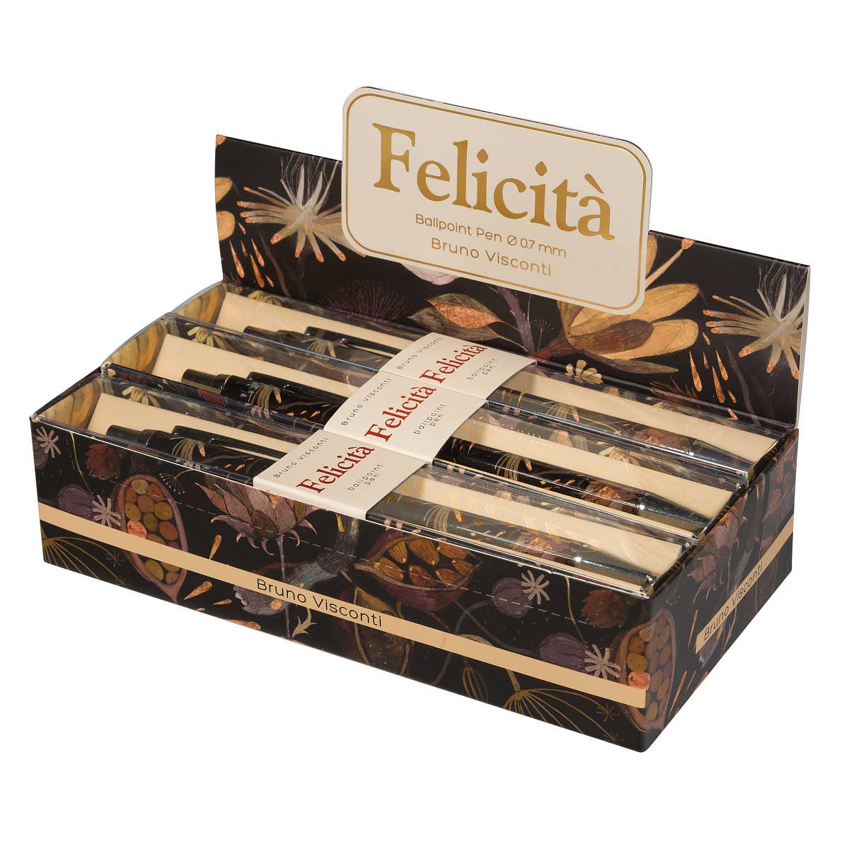 Felicita Night Flowers Ballpoint Pen