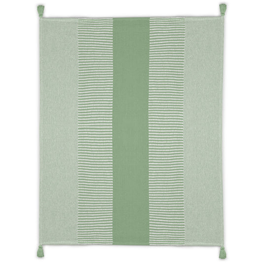 Ragni Striped Hand-Woven Organic Cotton Throw Blanket