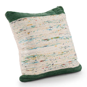 Ravina Handwoven Modern Abstract Cotton Throw Pillow