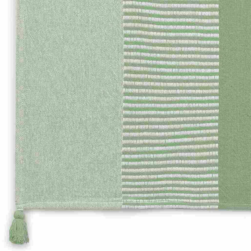 Ragni Striped Hand-Woven Organic Cotton Throw Blanket