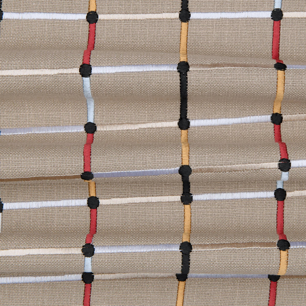 Contemporary Checkered Hand-Woven Throw Pillow