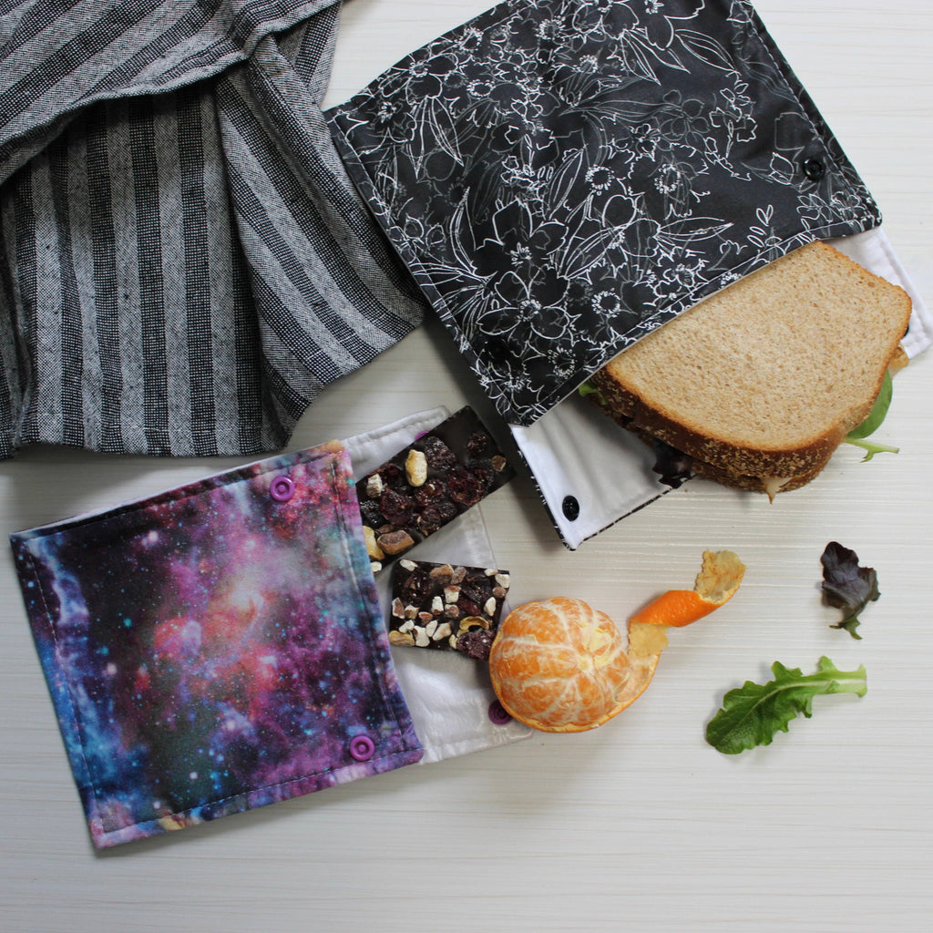 Food Bag Sets Picnic Snack and Sandwich Bags — Sage Lattice
