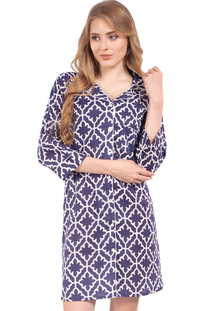 Anjali Cotton Nightshirt