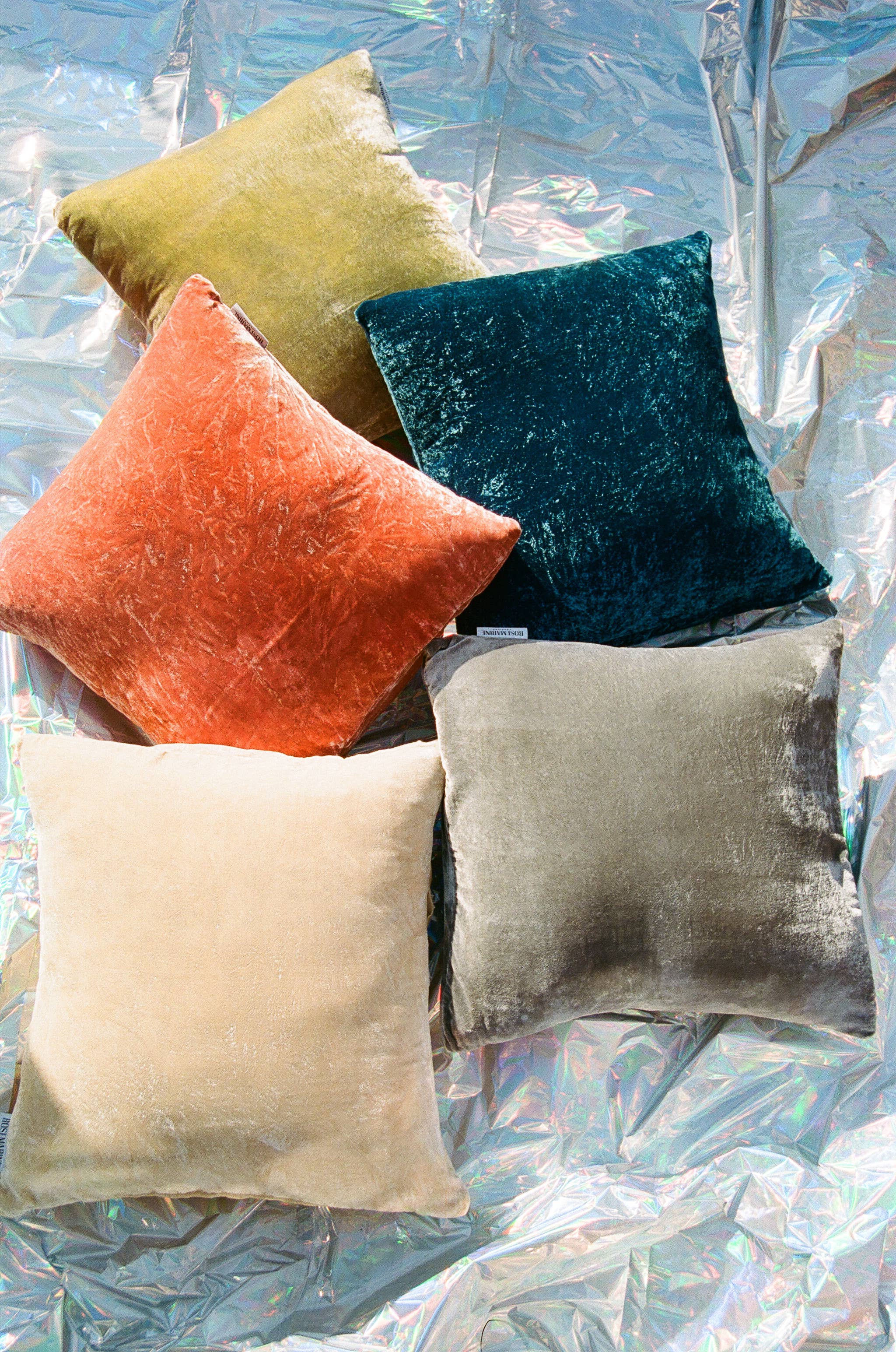 Sand Plant Dyed Silk Velvet Pillow Sham | sustainably made