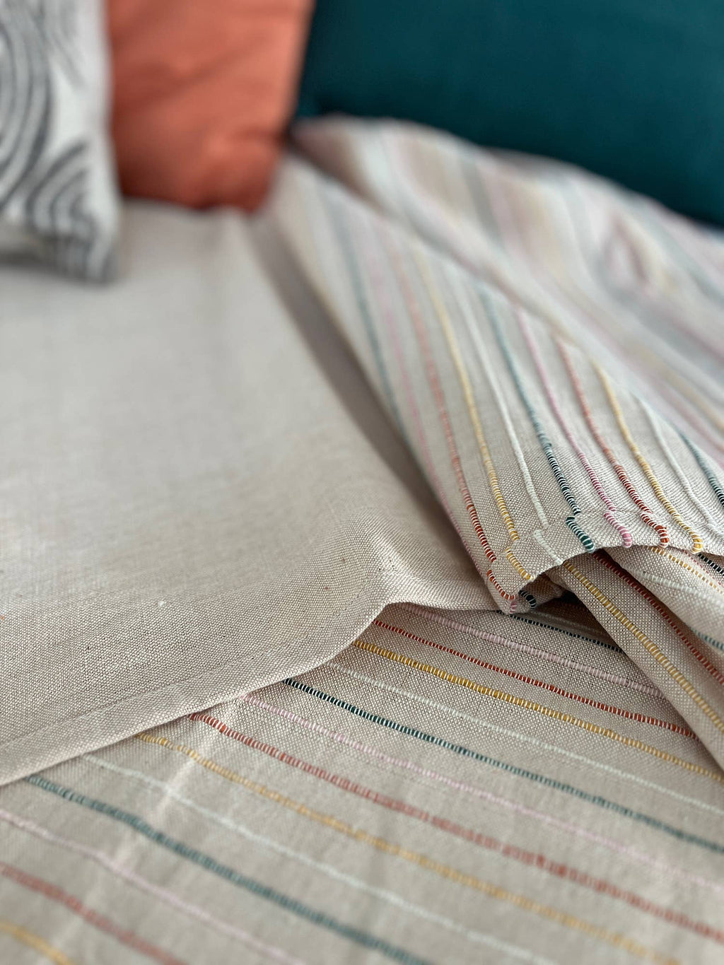 Bedspread Woven King 120x120 Ruchika Beige