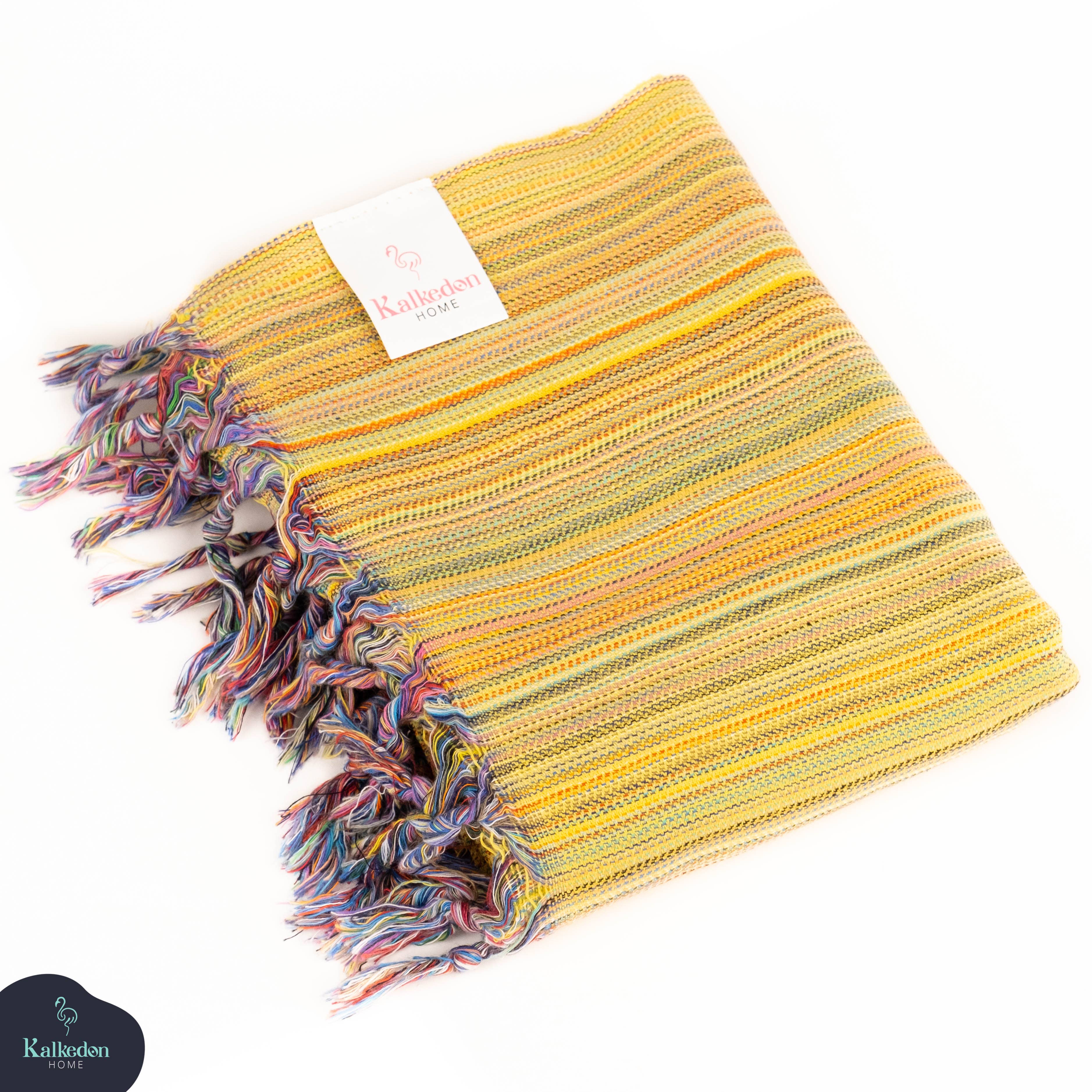 Rainbow Beach Towel | Turkish Towel | Sarong | Beach Wrap