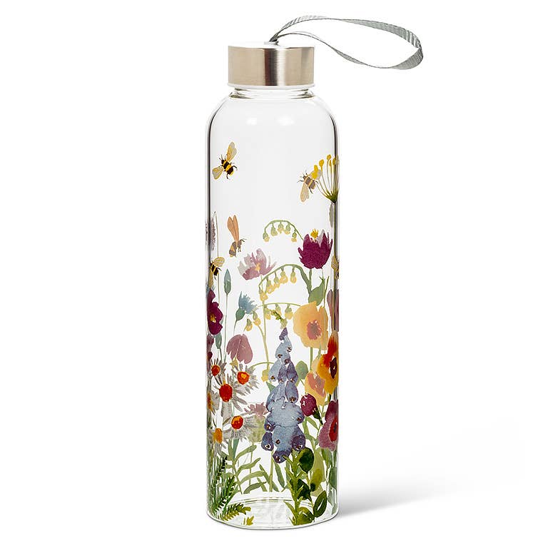 Bee Garden Bottle w/Cap-9"H(18oz)-1221
