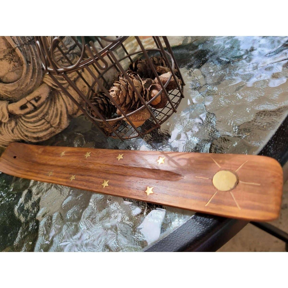 Wooden Ash Catcher Incense Holder/Hand Crafted Incense Burne