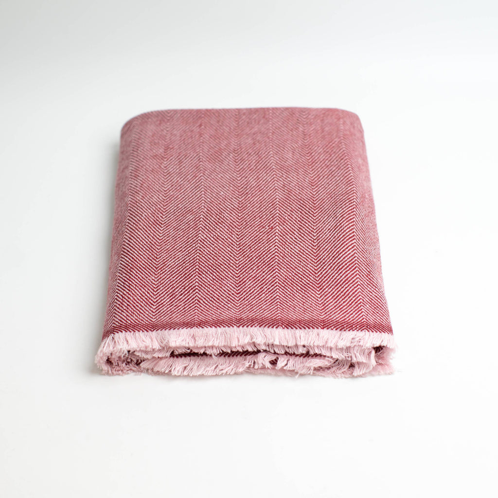 Cashmere Reversible Luxury Blanket Travel Throw 56X 90"