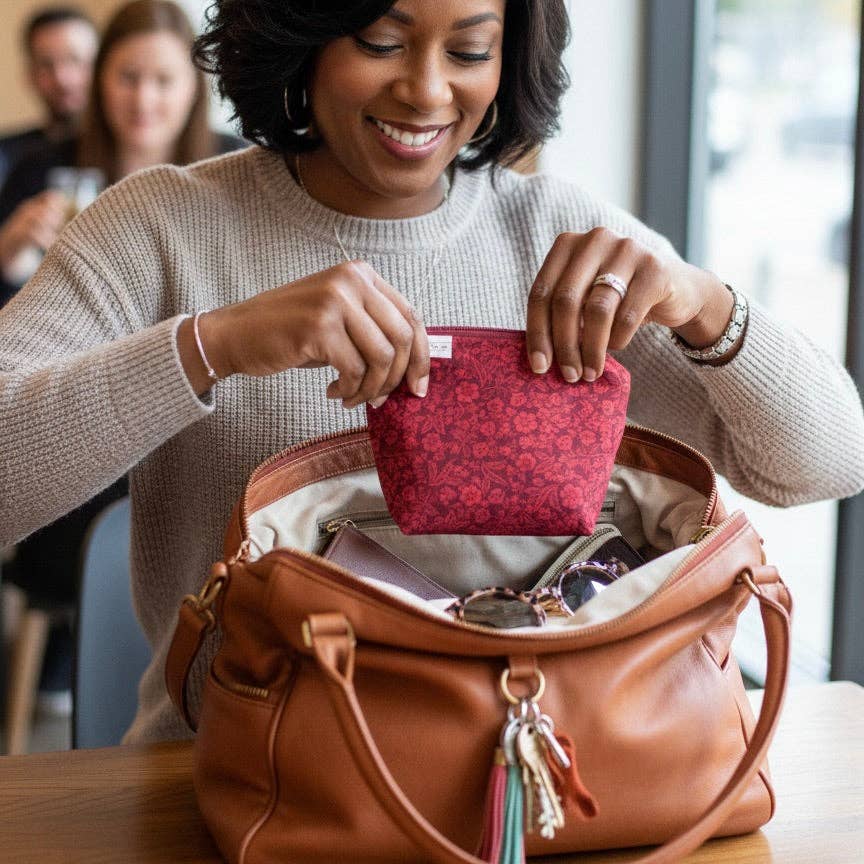 Travel Cosmetic Sustainable Zip 'n Go Bags — Fairy Garden