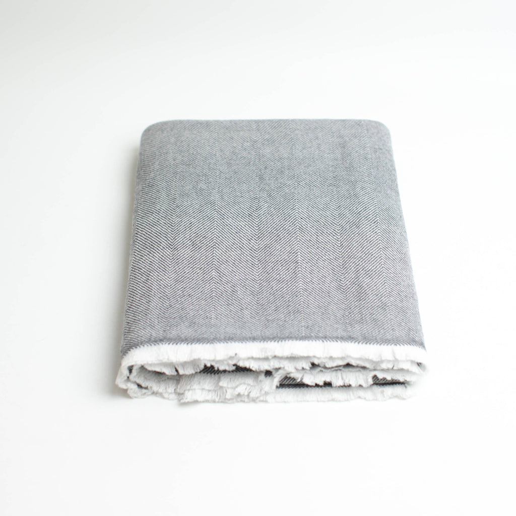 Cashmere Reversible Luxury Blanket Travel Throw 56X 90"