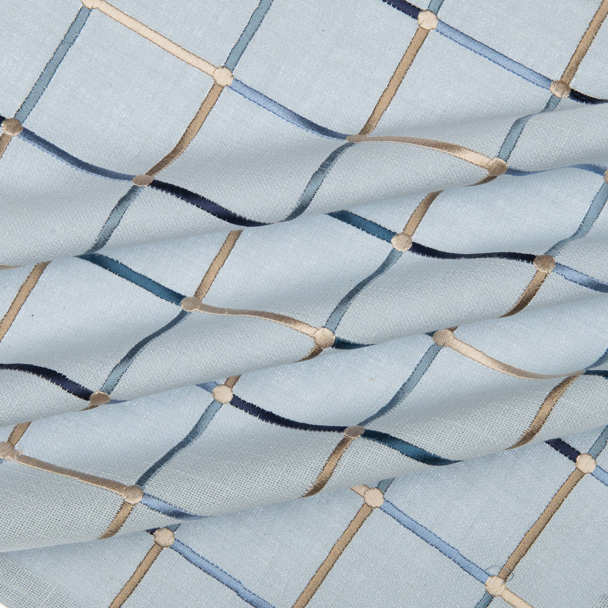 Contemporary Checkered Hand-Woven Throw Pillow