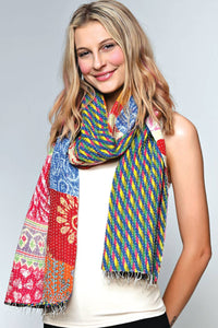 Patchwork Kantha Scarves