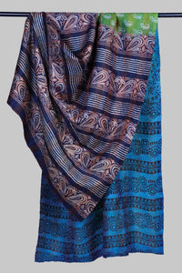 Silk Sari Kantha Throws