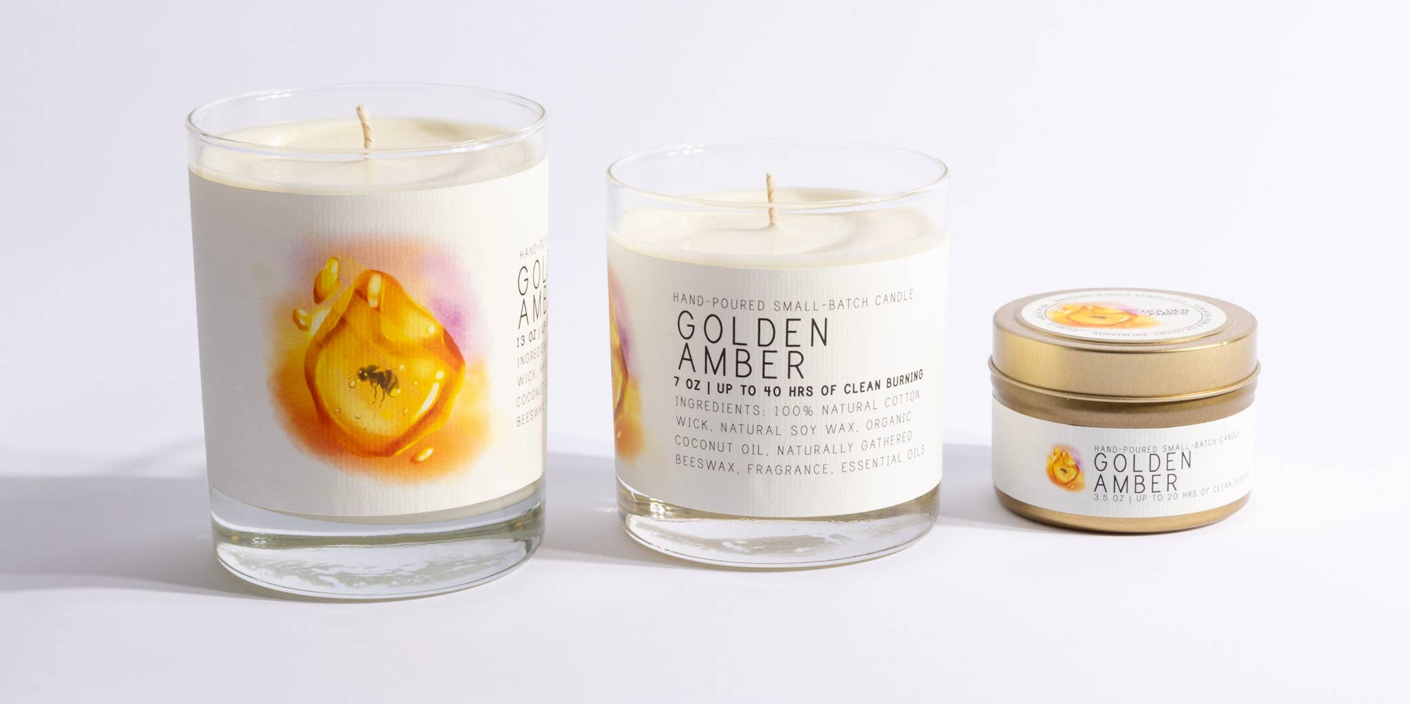 Golden Amber - Just Bee Candles