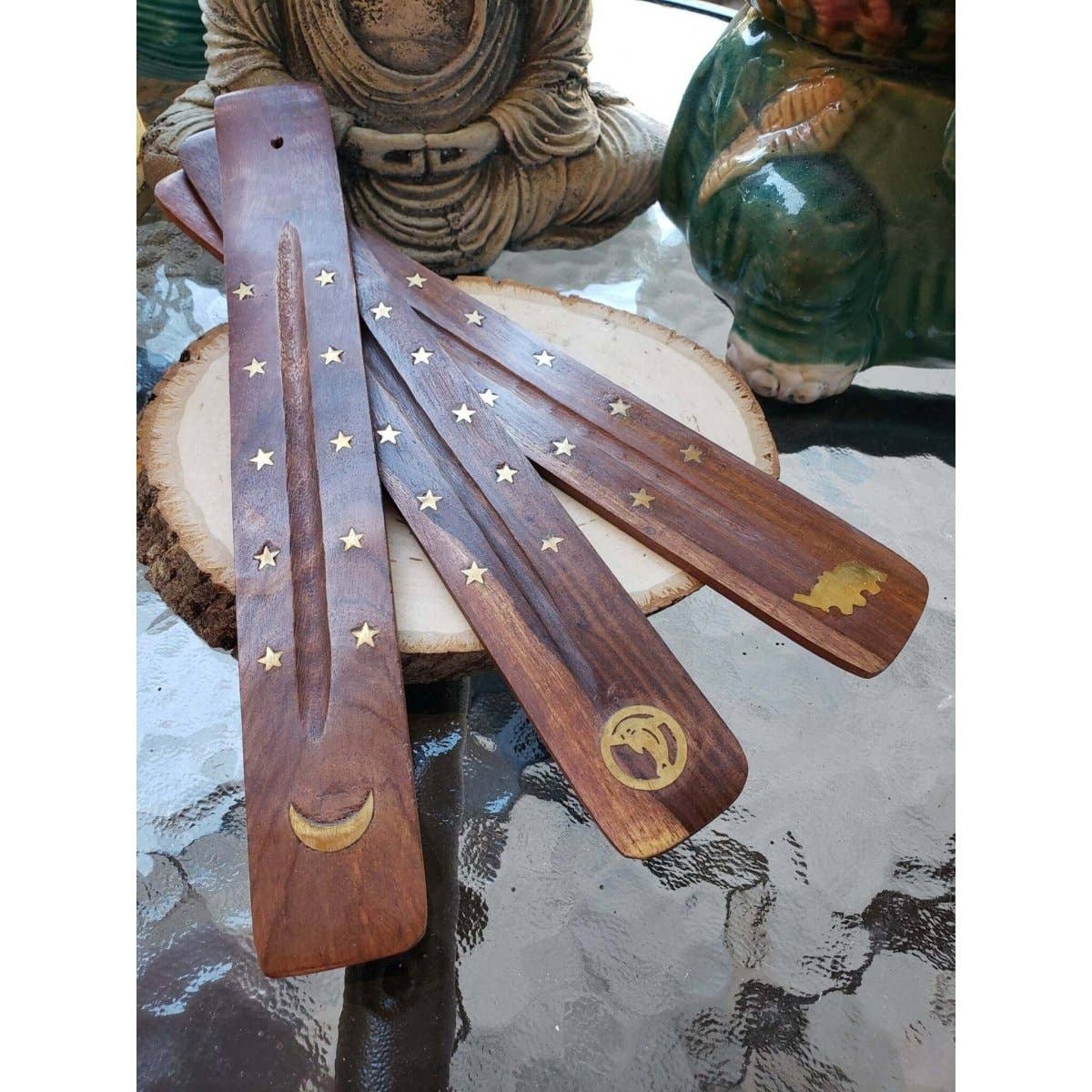 Wooden Ash Catcher Incense Holder/Hand Crafted Incense Burne