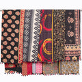 Black Kantha Table Runner