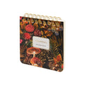 Mini Journal with mushroom and leaf design on a white background