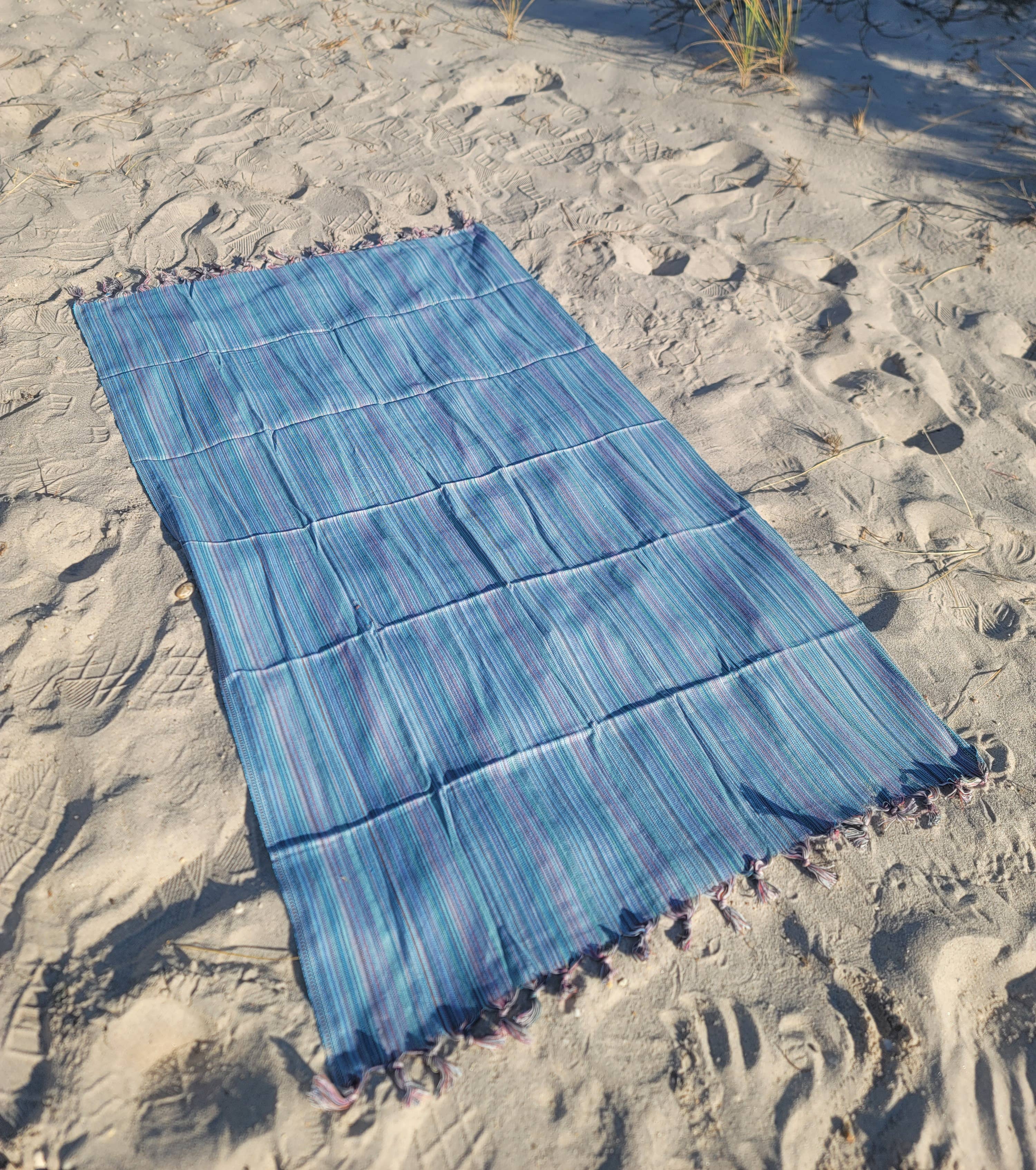 Rainbow Beach Towel | Turkish Towel | Sarong | Beach Wrap