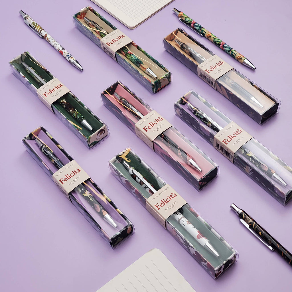 Felicita Night Flowers Ballpoint Pen