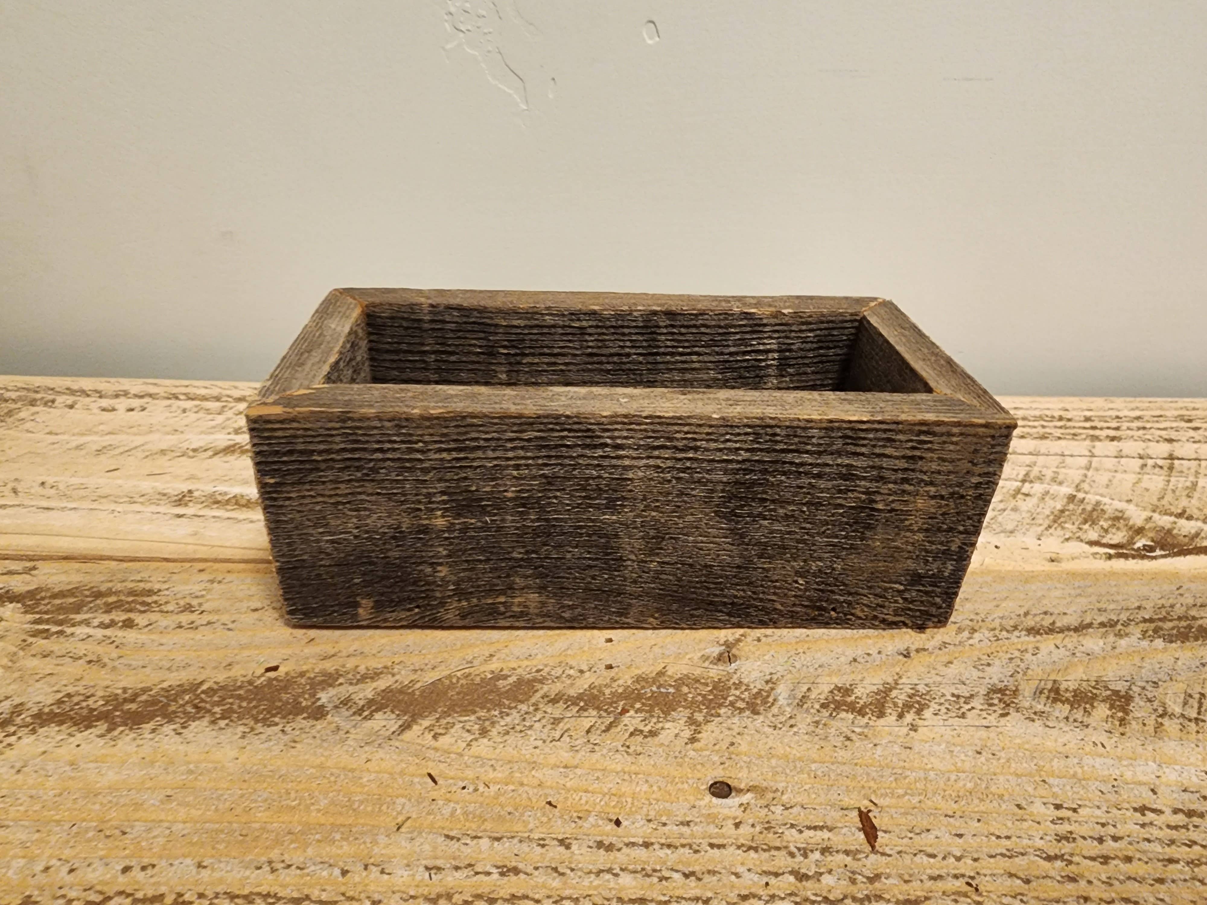 Reclaimed Wood Succulent  Planter - Small Trough