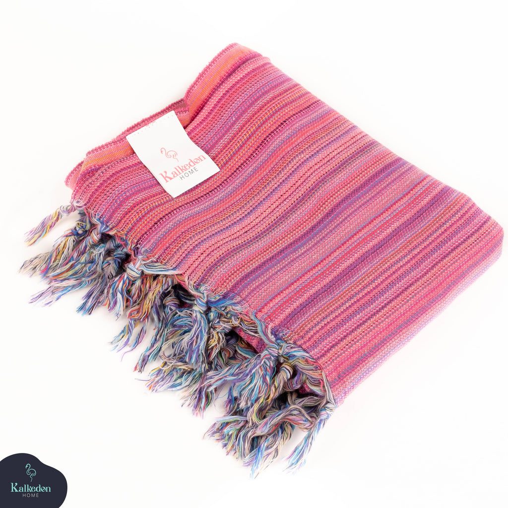 Rainbow Beach Towel | Turkish Towel | Sarong | Beach Wrap