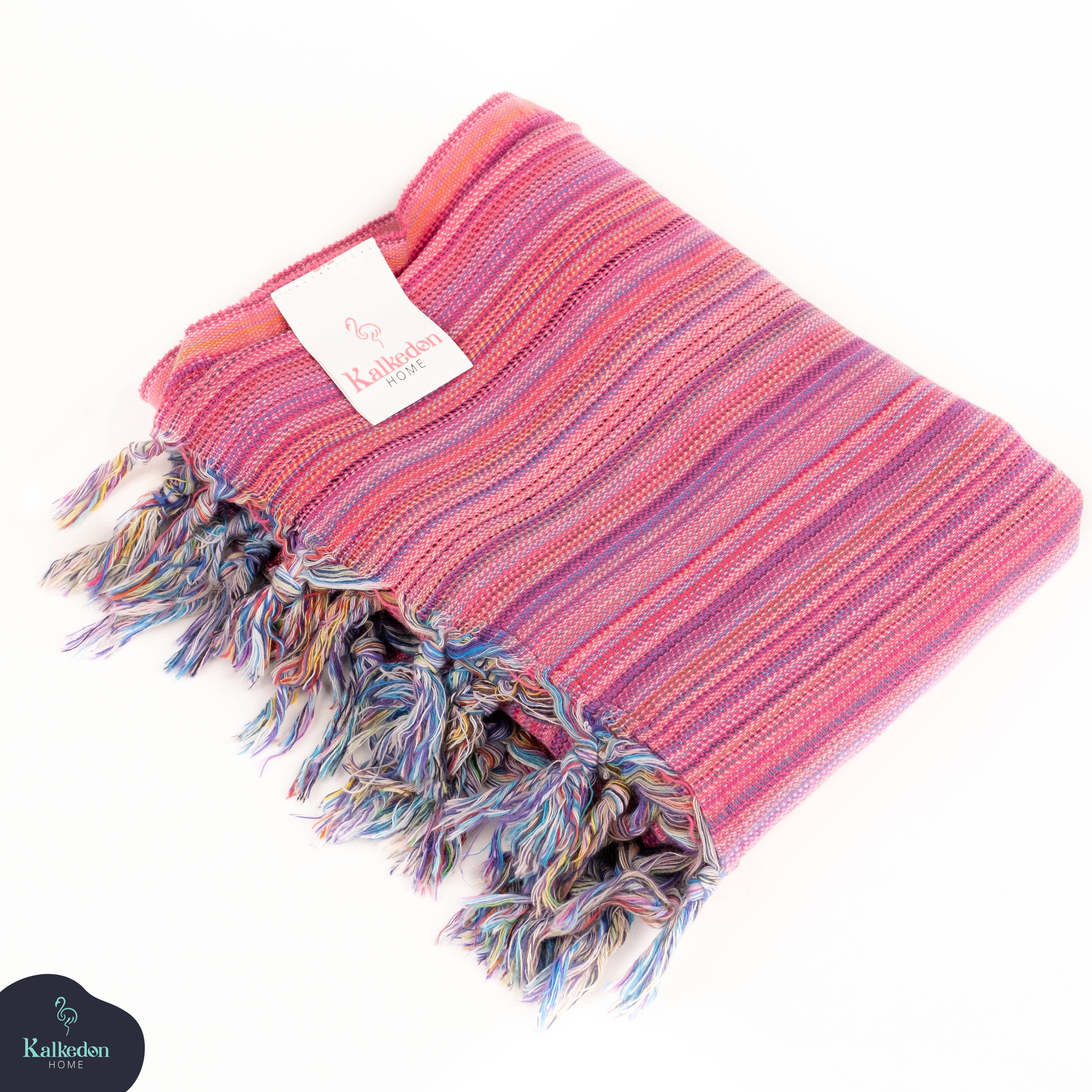 Rainbow Beach Towel | Turkish Towel | Sarong | Beach Wrap