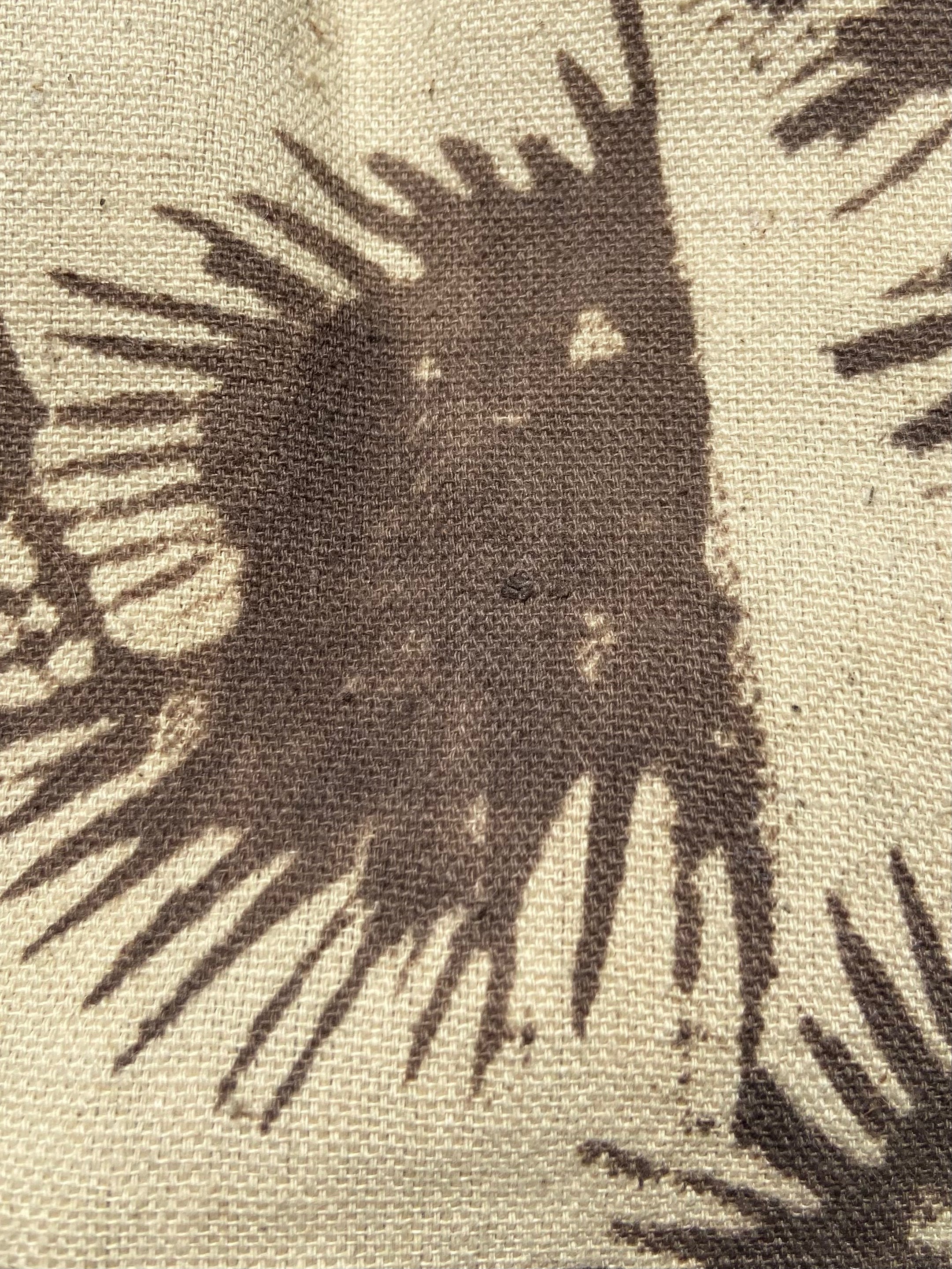 Fern - Black Organic Cotton Napkins - Set of 4