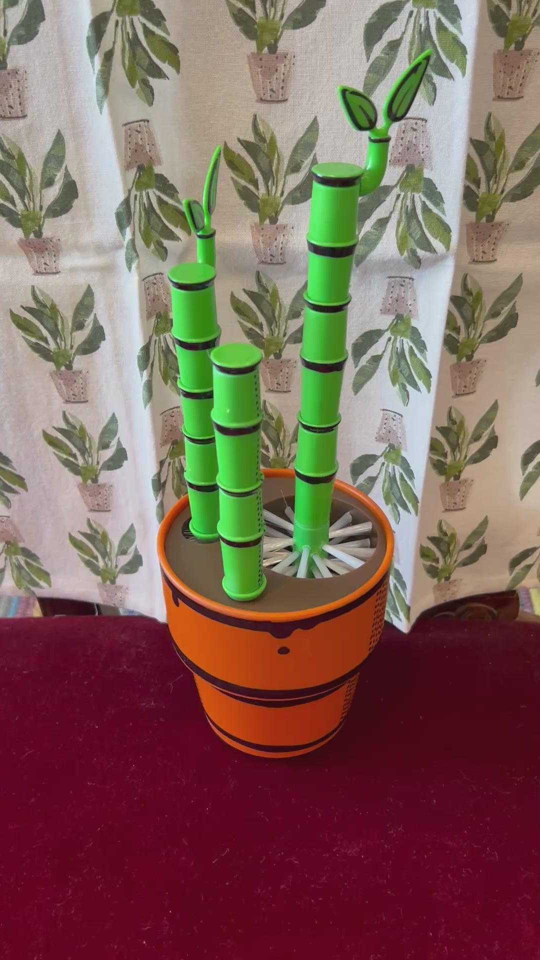 Video of the Bam Booya Bamboo Bottle Brush set