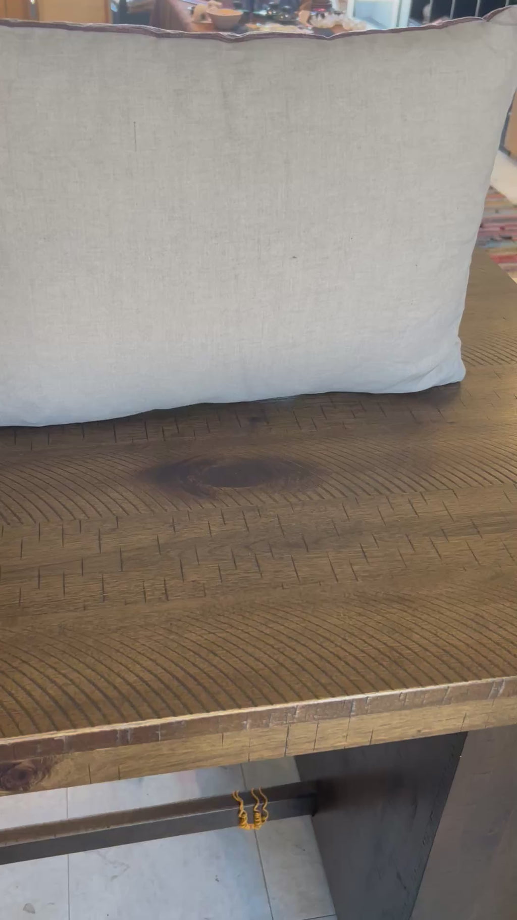 Dainty Pillow Chenille Burlwood Pink 14"x20"