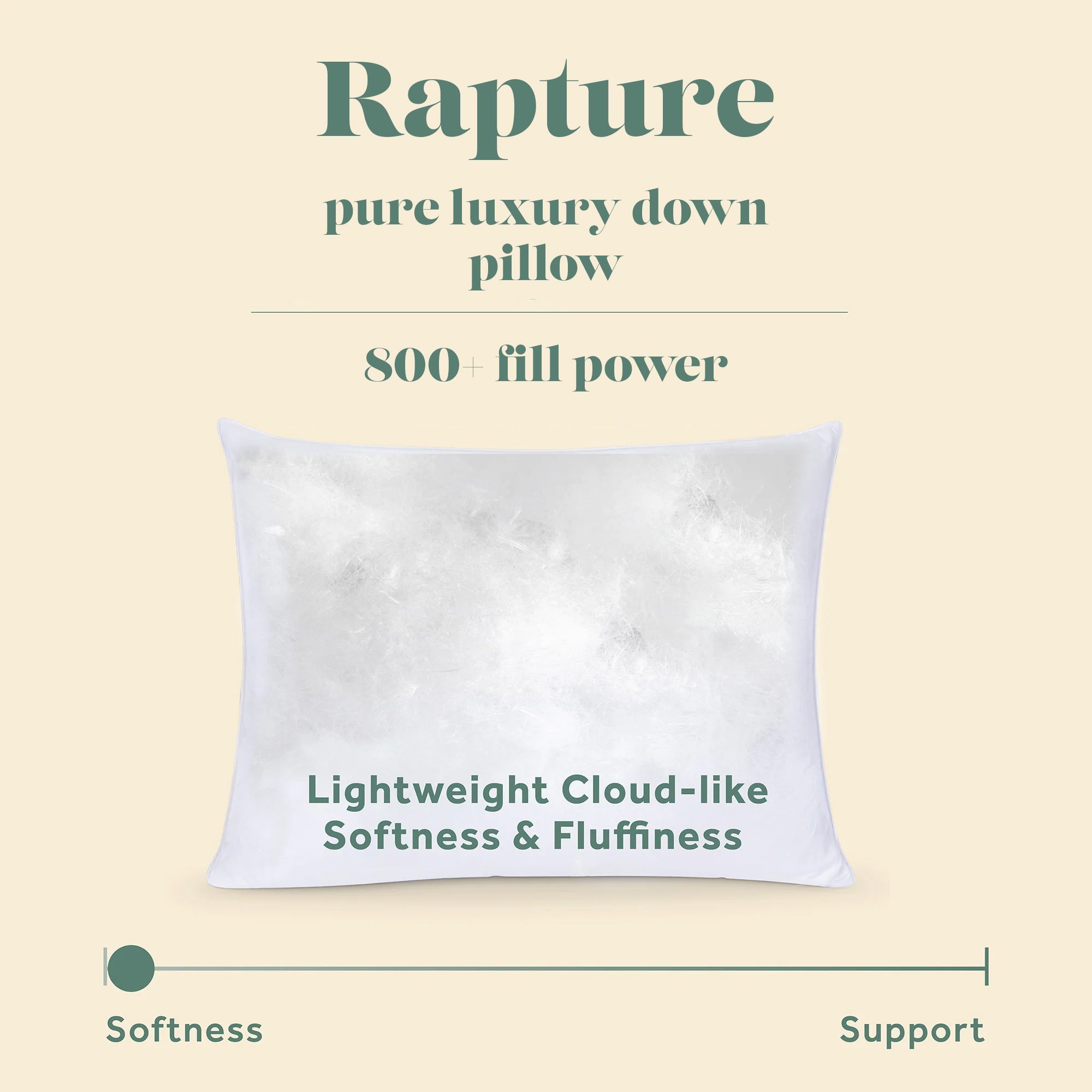 Rapture Pure Luxury Down Pillow