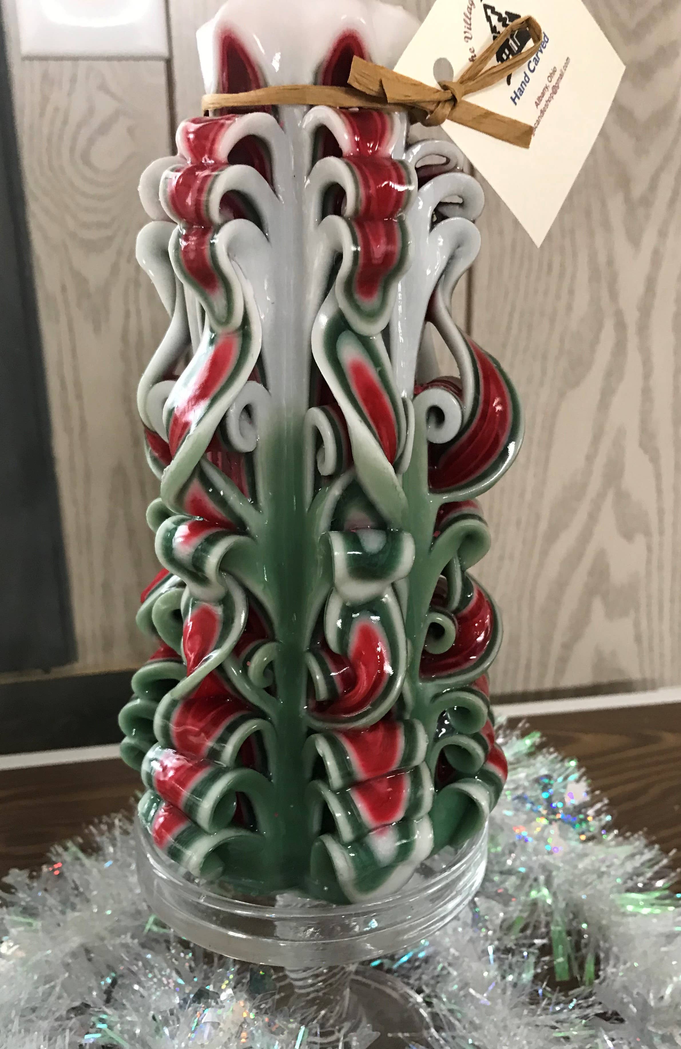 Ribbon & Curl Candles: Oil Lamp