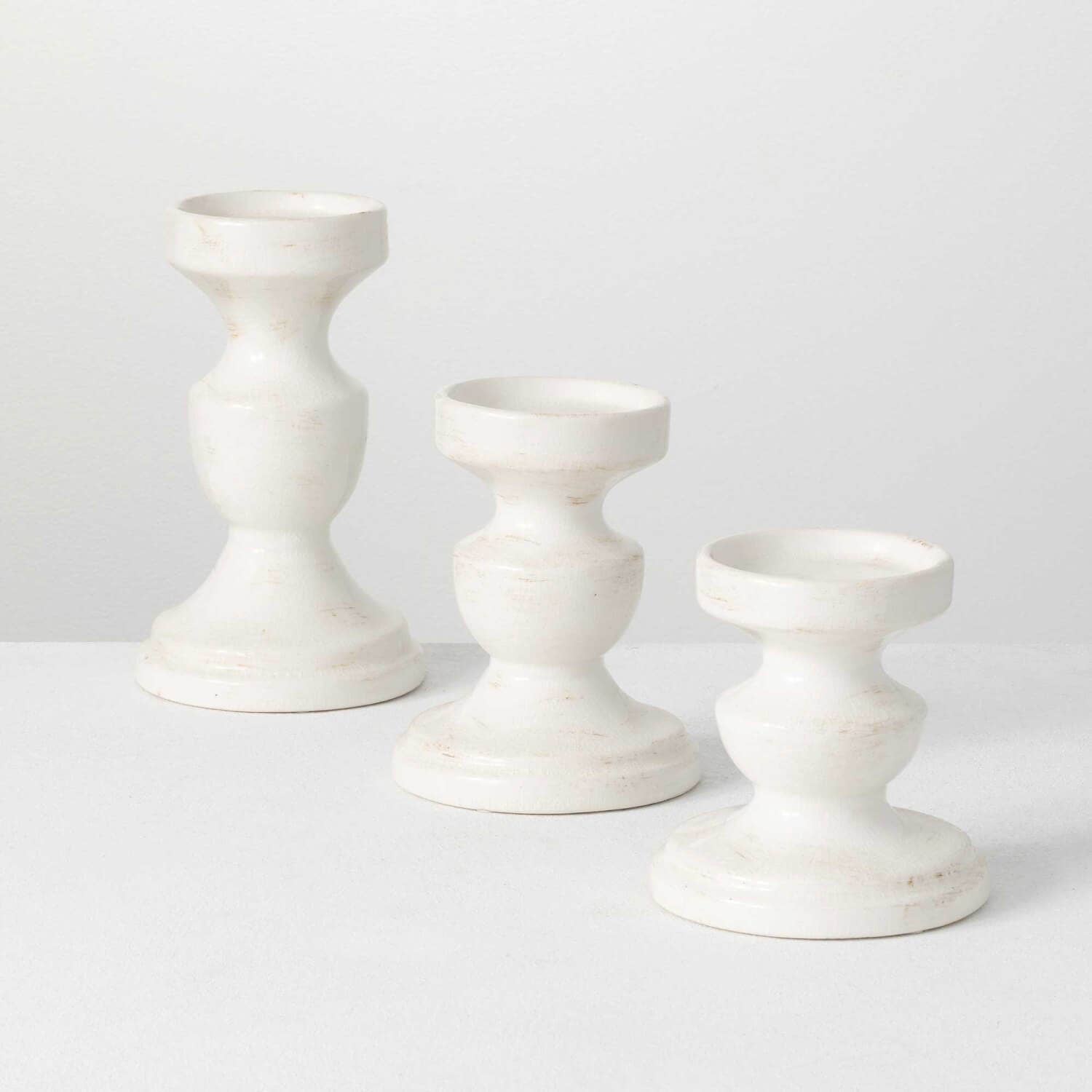 PILLAR CANDLE HOLDER SET OF 3