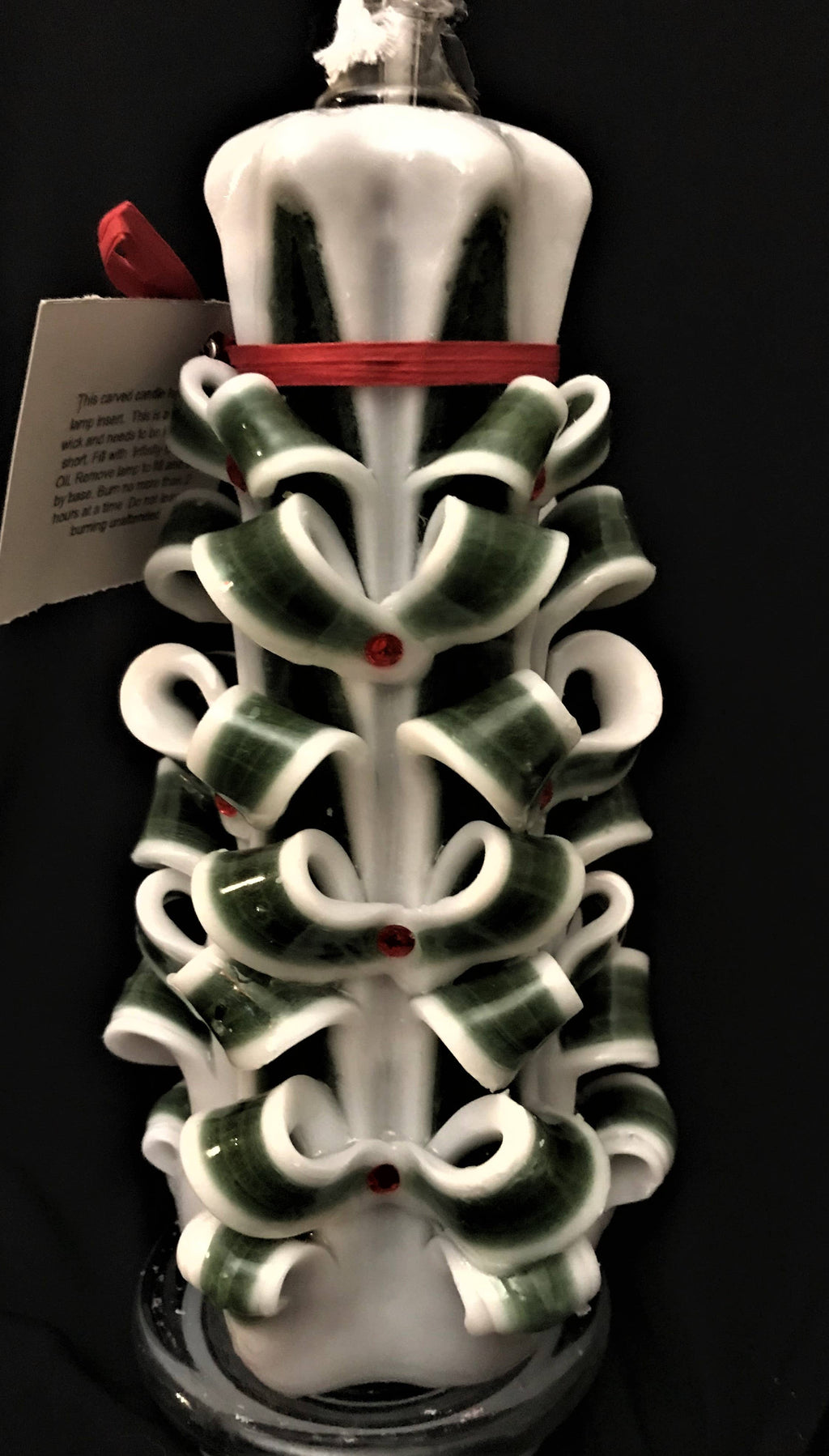 Christmas Carved Candle: Wick