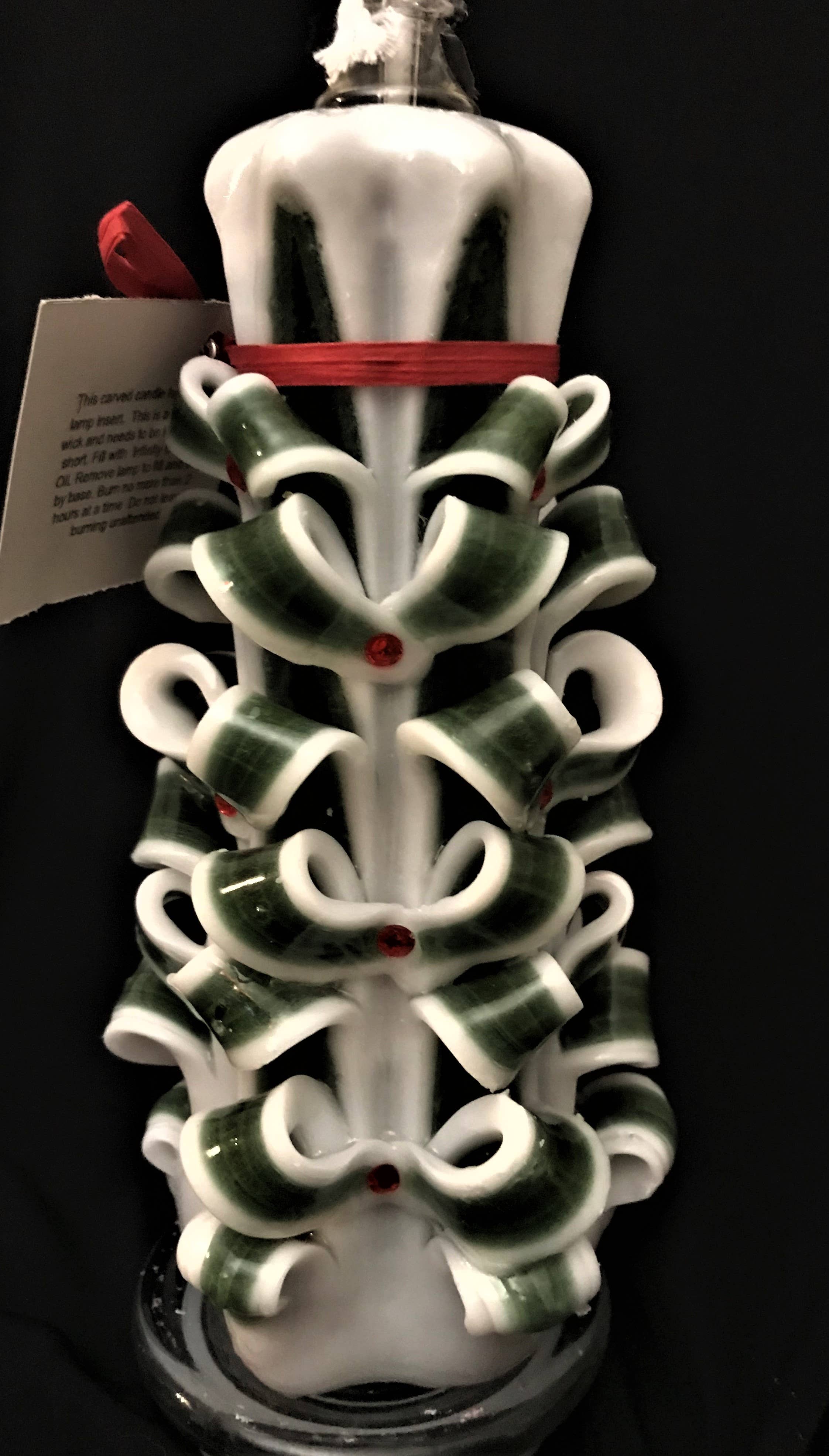 Christmas Carved Candle: Wick