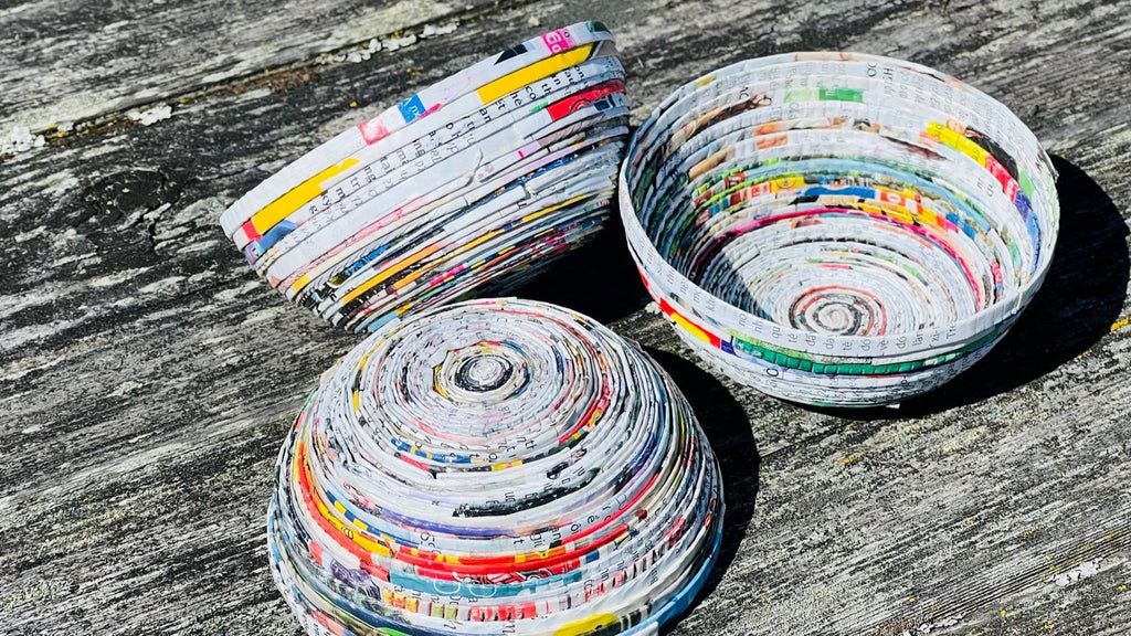 Small Paper Bowls - Recycled Paper