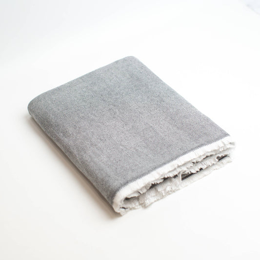 Cashmere Reversible Luxury Blanket Travel Throw 56X 90"