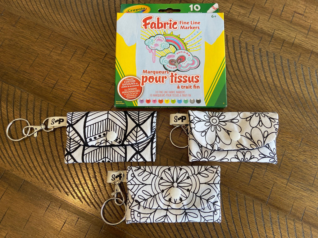 Color Your Own Snappy Pouches