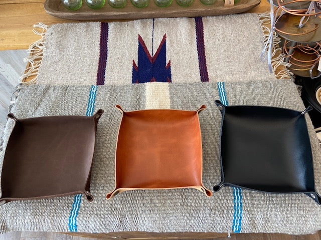 Leather Valet Tray