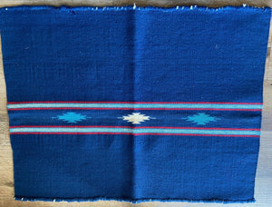 Small Wool Woven Saddle Blanket