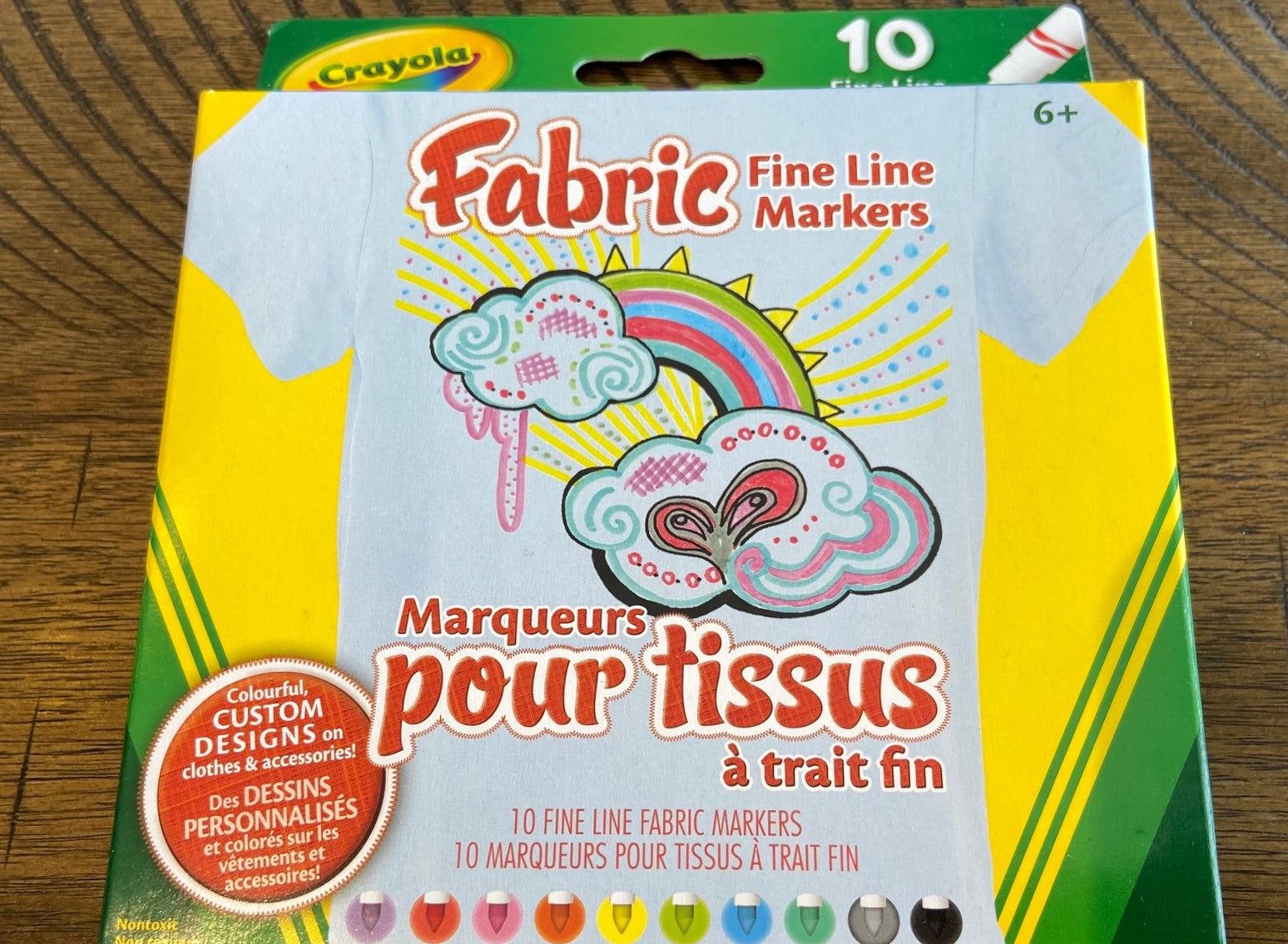 Crayola 30377845 Fabric Fine Line Markers