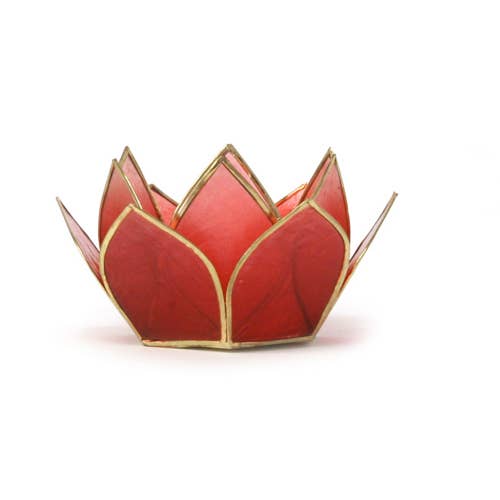 Mini Gemstone Lotus - Ruby